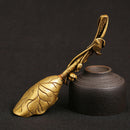 Tea Scoops Shovel Brass Copper Lotus Lotus Root Coffee SpoonB Ew