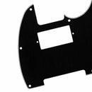 Black 3 PLY Electric Guitar Humbucker Pickup Cut Pickguards For Tele Style G2B1