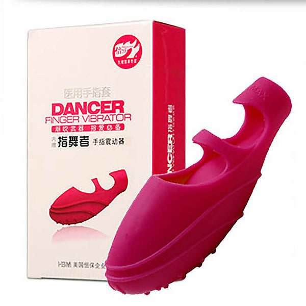 Silicone Finger Massager+Finger Sleeve Waterproof Female Massaging Tool Gift