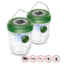 1 Pcs Wasp Trap Catcher Life Outdoor Solar Powered Trap With Ultraviolet LE F2J1