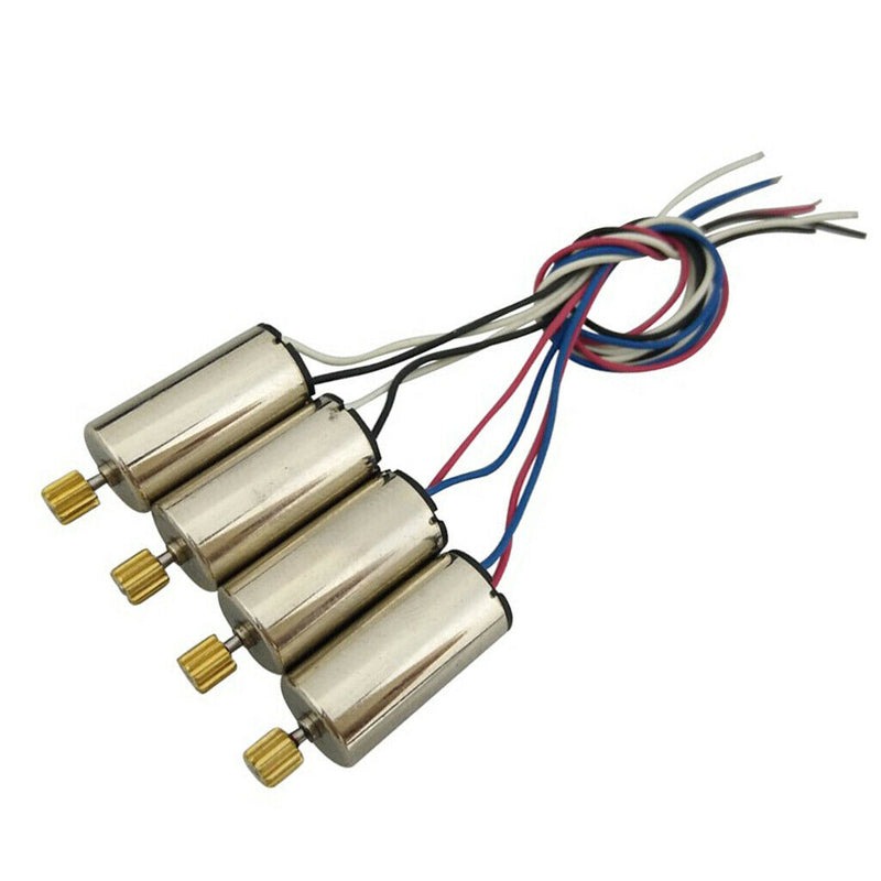 4pcs Counterclockwise and Clockwise Motor with Copper Gear Spare Parts