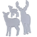 Metal Christmas Deer Cutting Dies New for Scrapbooking DIY Craft Card Making JR
