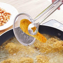 3x Multi-functional Filter Spoon With Clip Kitchen Oil-Frying Salad BBQ Filter