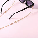 Non-slip Reading Glasses Chain Women Metal Ring Sunglasses Casual Punk Chain Kw