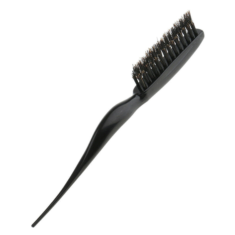 Hairdressing Barber Hairstylist Styling Teasing Nylon Bristle Brush Comb