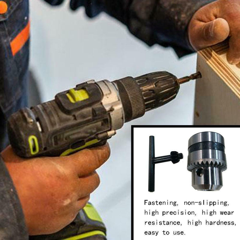 Electric Drill Chuck Angle Grinder Drill Chuck with Key Lathe Accessories