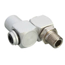 2x Air Hose Connector Quick Plug Connector Thread Rotary Positive Joint