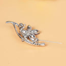 New Flower Rhinestone Crystal Women Wedding Party Jewelry Brooches Pin
