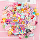 30pcs DIY Scrapbooking Slime Beads Accessories Candy Flatbacks Crafts Colorful