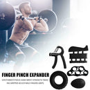 5pcs/set Adjustable Sport Fitness Hand Exerciser Grip Finger Pinch Expander Tool