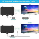 Digital TV Antenna 5000Mile Range Signal Booster Amplifier HDTV Indoor 4K