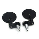 2Pcs/Pair Motorcycle Rear View Mirrors Round 7/8 Inch Handle Bar End Foldab J3L4