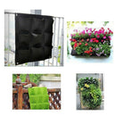 Planters Pockets Hanging Vertical Flower Planter Grow Bag Garden Herb Pot B T8C3