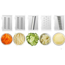 6 IN 1 Slicer Vegetable Fruit Cutter Drain Basket Crusher Grater Chopper Peelers
