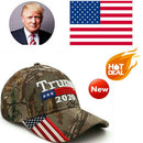 2019 Donald Trump 2020 Cap USA Flag Camouflage Baseball Make Hat Hot Cap Gr C4Z7