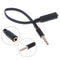 1Pc 3.5mm audio jack male to female headphone extender cable for phone tableA3C
