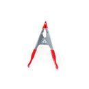 10Pcs 2Inch Mini Metal Heavy Duty Spring Clamps Crocodile Clip Red Plastic  P9U5