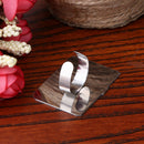 Colour Makeup Palette Stainless Steel  Small Square Ring Mini