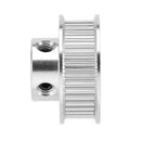 Aluminum GT2 36 Teeth 8mm Bore Timing Belt Pulley Flange Synchronous Wheel