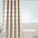 200 x 220Cm Elegant Circle Solid Shower Curtain Polyester Fabric Thick Wate