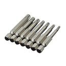 7Pcs Set Star Bit Screwdriver Drill Bits Screw Driver Magnetic 1/4Inch Hex