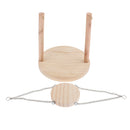 Bird Stand Wood Perch Swing for Parrot Macaw African Grey Parakeet Cockatiel