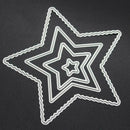 4pcs Stars Metal Cutting Die Stencils DIY Embossing Scrapbooking Craft A