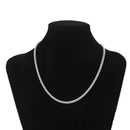 Fashion Boys Men 316L Stainless Steel 3mm Thin Cable Chain Necklace 18"
