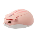 Hamster Shape 2.4GHz Wireless Mouse Pink 1200DPI USB Connection Mice Cute S I6X6