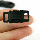 50Ã—Plastic Side Release Buckles For Webbing Pet Collar 3\8,Inch Clips Strap I3R0