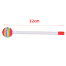 1pair Hand Percussion Hand Drum Mallets Lollipop Head Drum Knock Hammers Stic3C