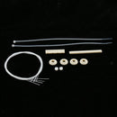 Handmade 21 inch Ukulele Hawaii Guitar Body Neck Fingerboard DIY Parts