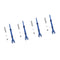 4Pcs Blue Air Fuel Adjust Adjustment Mixture Screw for Keihin FCR Carburetor