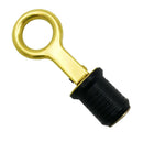 1" Rubber & Brass Snap Flip Style Hull Livewell Drain Plug Fishing Boat Part