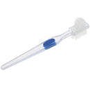 Double Sided Denture Brush Ultra Soft Bristle Head False Teeth Toothbrush Orâ„–[