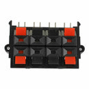 2Pcs 64x40x20mm 8 Positions Push in Jack Spring Load Speaker Terminals I2B3