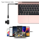 1m Type-C USB 3.1 Male to USB-C Female Extension Data Charging Cable Wire