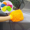 Durable Double Sided Mitt Microfiber Car Dust Cleaning Cleaner Glove Towel M&E