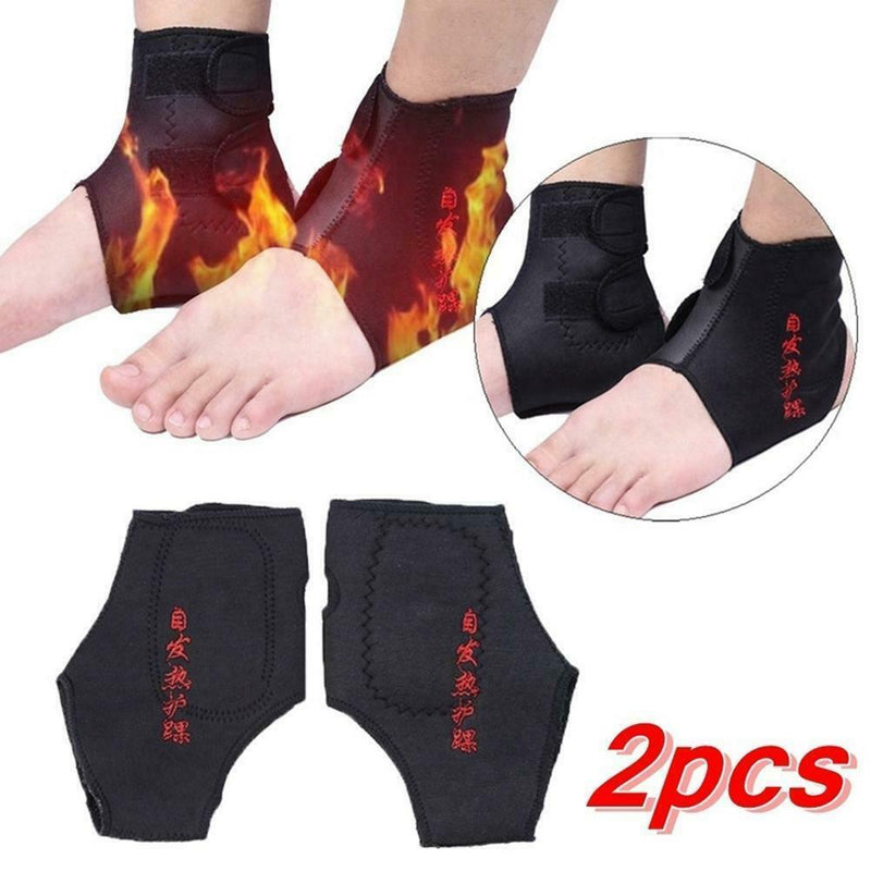 Ankle Support Brace Leg Arthritis Injury sleeve Elasticated Bandage-Wrap