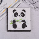 20pcs Panda Theme Paper Napkins For Kids Birthday Party Tissue Napkin Decor M&O
