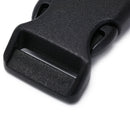10x 25mm plastic side quick release buckles for webbing bag strap clips black M&