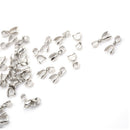 20pcs Findings Bail Connector Bale Pinch Clasp Pendants Craft Jewelry CYBBJK HES