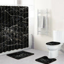 180X180Cm Waterproof Bathroom Shower Curtain Toilet Cover Mat Non-Slip Rug