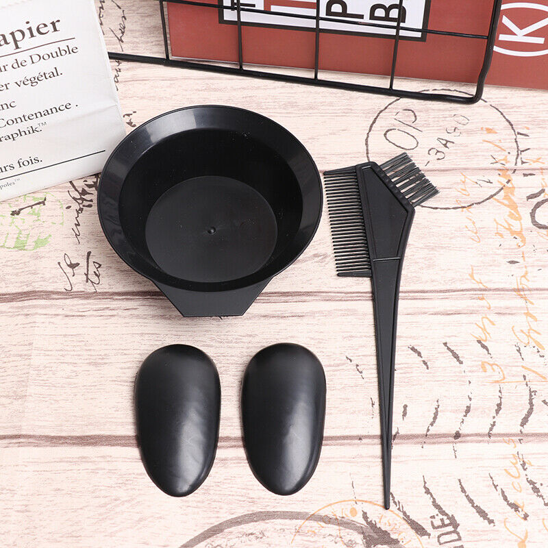 Hair Color Mixing Bowls With 3Pc Plastic Hair Tools Hair Dye Styling Accessor Hn