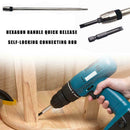 300mm Hex Shank Quick Release Screwdriver Bit Holder Bar Extension E0N2