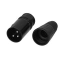 1 Pair-XLR 3 Pin Plug Audio Microphone Cable Connector Male & Female MIC