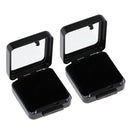 2pcs Jewelry Display Box With Glass Lid Loose Diamond Bead Jewelry Show Case
