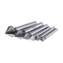 6pcs/Set 3 Flute HSS Chamfer Chamfering End Mill Cutter Countersink Drill BitM3c