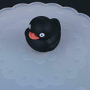 Transparent Duck Silicone Insulation Cup Cover Tea Coffee Sealing Lid Caps