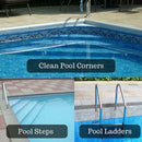 Swimming Pool Step Corner Vacuum Brush Spas Hot Tubs Cleaning Brushes Bristles